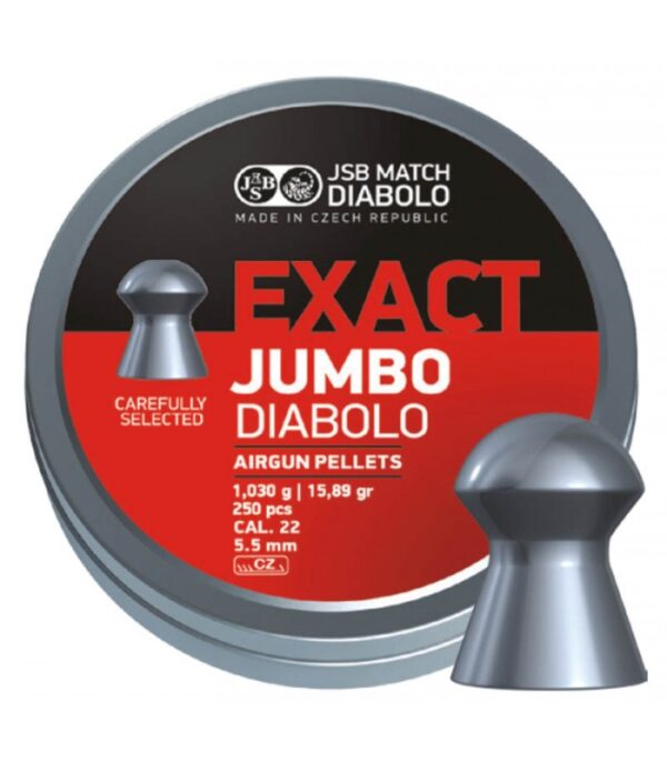 JSB Jumbo Exact .22cal 15.89 250/tin