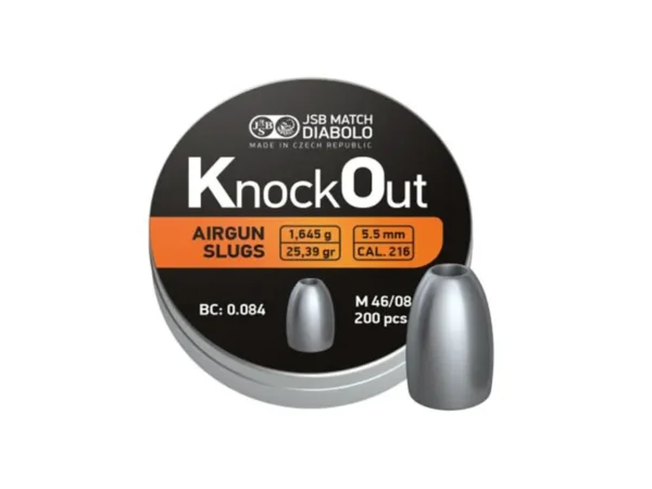 JSB KO Slug .22cal 25.39g 200/tin
