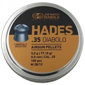 JSB Hades .35 cal 77.16gr 100/tin