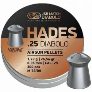 JSB Hades .25 cal 26.54g 300/tin