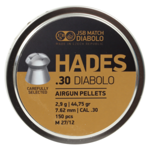 JSB Hades .30 cal 44.75g 150/tin