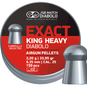 JSB King Heavy .25cal 33.95 150/tin