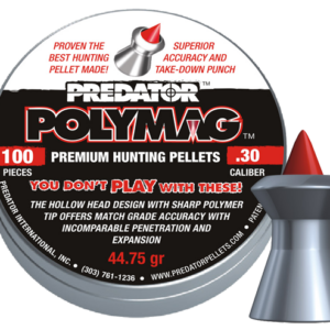 JSB Predator Polymag .30 cal 44.75g 100/tin